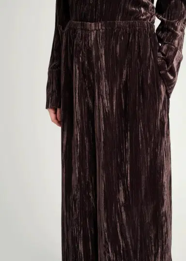 Proenza Schouler Meadow Crushed-Velvet Straight-Leg Pants | Thumbnail 5 Proenza Schouler Meadow Crushed-Velvet Straight-Leg Pants | Thumbnail 5