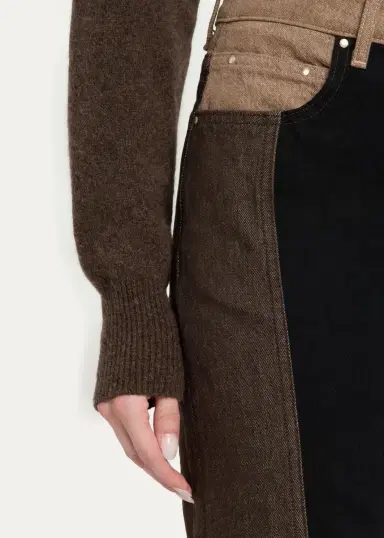 OSSOU Jane Colorblocked Straight-Leg Jeans | Thumbnail 5 OSSOU Jane Colorblocked Straight-Leg Jeans | Thumbnail 5