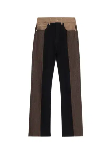OSSOU Jane Colorblocked Straight-Leg Jeans | Thumbnail 1 OSSOU Jane Colorblocked Straight-Leg Jeans | Thumbnail 1