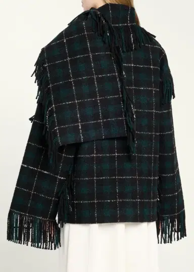 TOTEME Fringed Scarf Jacket | Thumbnail 3 TOTEME Fringed Scarf Jacket | Thumbnail 3