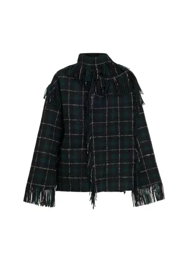 TOTEME Fringed Scarf Jacket | Thumbnail 1 TOTEME Fringed Scarf Jacket | Thumbnail 1
