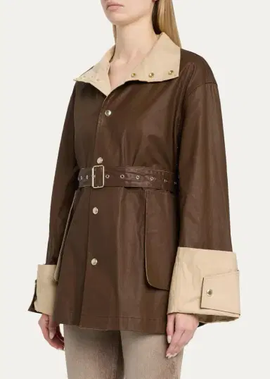 OSSOU Asha Cotton Coat | Thumbnail 4 OSSOU Asha Cotton Coat | Thumbnail 4