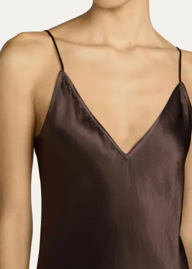 Frame The Textured Satin Maxi Dress | Thumbnail 4 Frame The Textured Satin Maxi Dress | Thumbnail 4