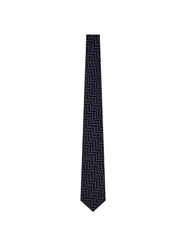 Giorgio Armani Wide Chevron Geometric Silk Tie | Thumbnail 2 Giorgio Armani Wide Chevron Geometric Silk Tie | Thumbnail 2