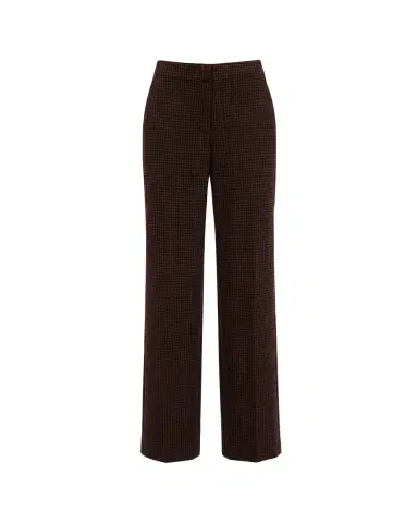 Diane von Furstenberg Alexander Flare-Leg Houndstooth Pants | Thumbnail 2 Diane von Furstenberg Alexander Flare-Leg Houndstooth Pants | Thumbnail 2