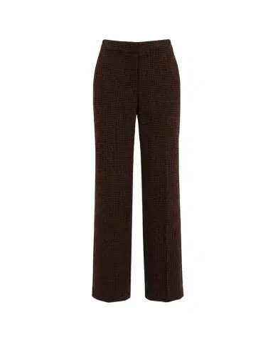 Diane von Furstenberg Alexander Flare-Leg Houndstooth Pants | Thumbnail 1 Diane von Furstenberg Alexander Flare-Leg Houndstooth Pants | Thumbnail 1