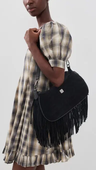 Think Royln Maverick Fringe Suede Crossbody Bag | Thumbnail 2 Think Royln Maverick Fringe Suede Crossbody Bag | Thumbnail 2
