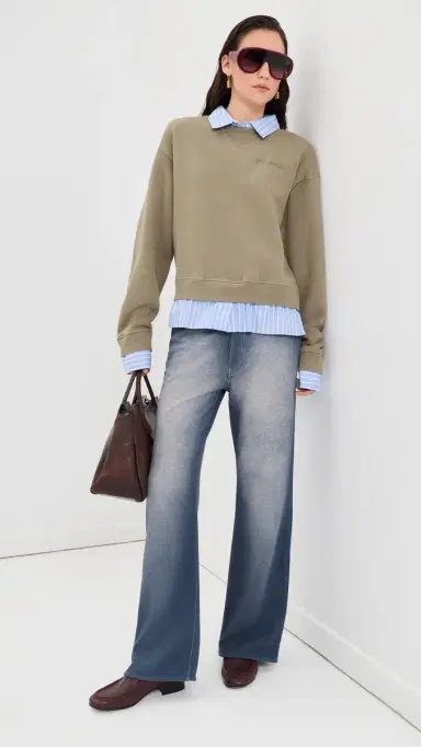Acne Studios Crewneck Sweatshirt | Thumbnail 5 Acne Studios Crewneck Sweatshirt | Thumbnail 5