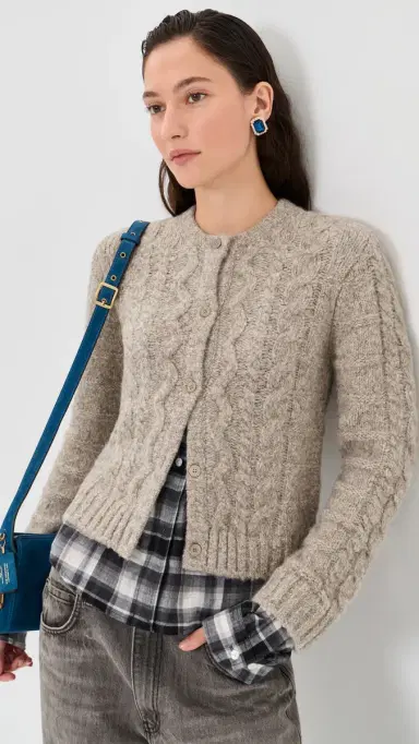 Acne Studios Fitted Cardigan | Thumbnail 2 Acne Studios Fitted Cardigan | Thumbnail 2