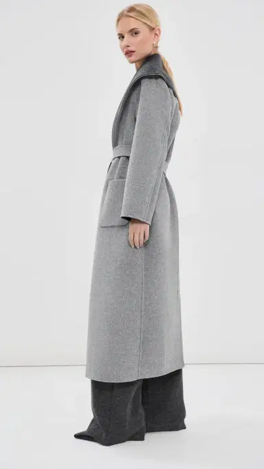 Simkhai Allura Reversible Belted Double-Faced Wool Coat | Thumbnail 4 Simkhai Allura Reversible Belted Double-Faced Wool Coat | Thumbnail 4