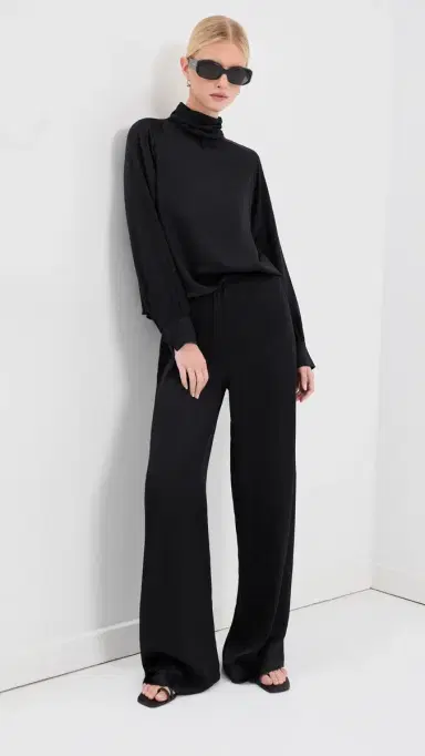 Sablyn Nadine Slouchy Turtleneck Silk Blouse | Thumbnail 5 Sablyn Nadine Slouchy Turtleneck Silk Blouse | Thumbnail 5