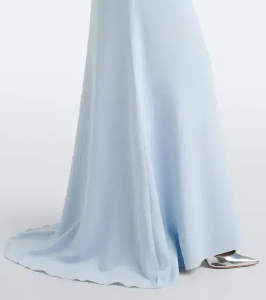 Costarellos Brona embellished lace-paneled crêpe gown | Thumbnail 5 Costarellos Brona embellished lace-paneled crêpe gown | Thumbnail 5