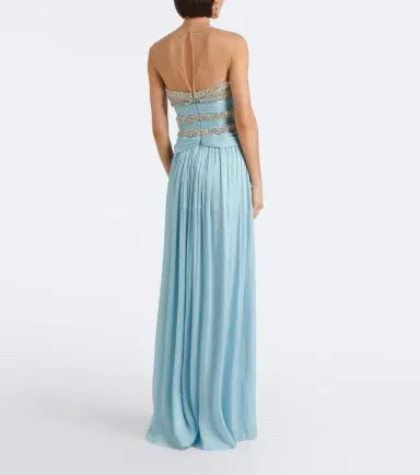 Costarellos Branka embellished georgette gown | Thumbnail 6 Costarellos Branka embellished georgette gown | Thumbnail 6