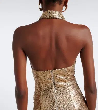 Elie Saab Sequined halterneck gown | Thumbnail 3 Elie Saab Sequined halterneck gown | Thumbnail 3