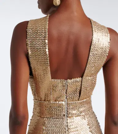 Elie Saab Draped sequined halterneck gown | Thumbnail 2 Elie Saab Draped sequined halterneck gown | Thumbnail 2