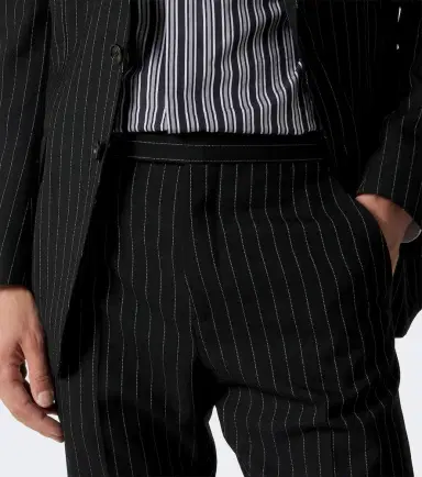 Tom Ford Pinstriped wool straight pants | Thumbnail 4 Tom Ford Pinstriped wool straight pants | Thumbnail 4