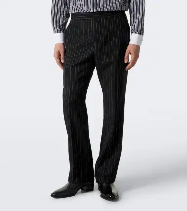Tom Ford Pinstriped wool straight pants | Thumbnail 5 Tom Ford Pinstriped wool straight pants | Thumbnail 5