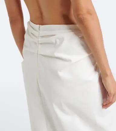 Magda Butrym Draped cotton maxi skirt | Thumbnail 2 Magda Butrym Draped cotton maxi skirt | Thumbnail 2
