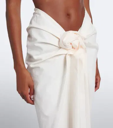 Magda Butrym Draped cotton maxi skirt | Thumbnail 6 Magda Butrym Draped cotton maxi skirt | Thumbnail 6