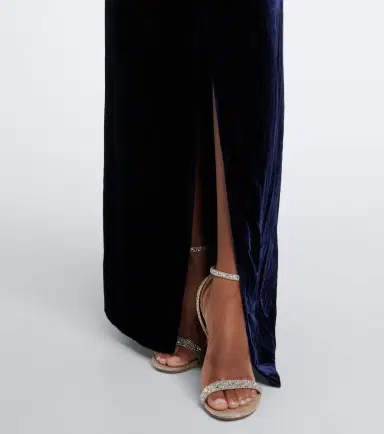 Costarellos Crystal-embellished velvet gown | Thumbnail 6 Costarellos Crystal-embellished velvet gown | Thumbnail 6