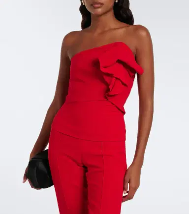 Roland Mouret Ruffled wool and silk cady corset | Thumbnail 4 Roland Mouret Ruffled wool and silk cady corset | Thumbnail 4