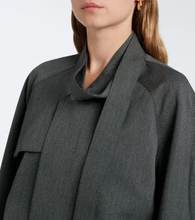 Victoria Beckham Virgin wool bomber jacket | Thumbnail 2 Victoria Beckham Virgin wool bomber jacket | Thumbnail 2