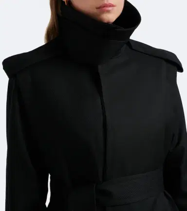 Victoria Beckham Philippa virgin wool twill trench coat | Thumbnail 6 Victoria Beckham Philippa virgin wool twill trench coat | Thumbnail 6
