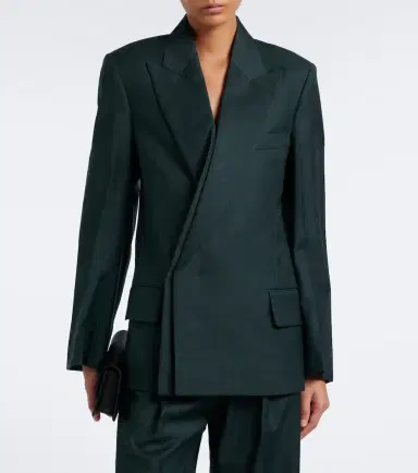 Victoria Beckham Olie virgin wool blazer | Thumbnail 4 Victoria Beckham Olie virgin wool blazer | Thumbnail 4