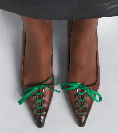 Prada Leather lace-up pumps | Thumbnail 6 Prada Leather lace-up pumps | Thumbnail 6