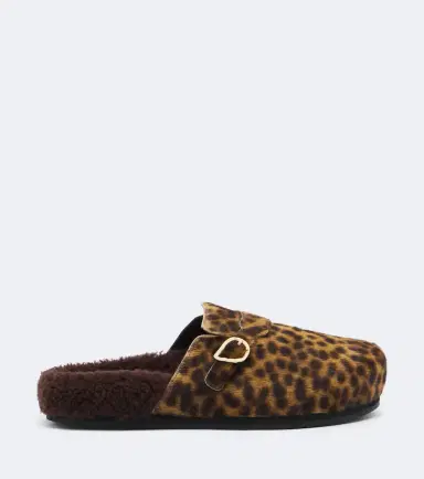 Ancient Greek Sandals Vasilitsa shearling-trimmed calf hair clogs | Thumbnail 2 Ancient Greek Sandals Vasilitsa shearling-trimmed calf hair clogs | Thumbnail 2