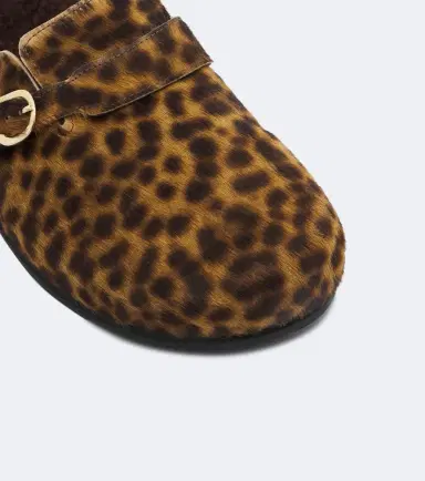 Ancient Greek Sandals Vasilitsa shearling-trimmed calf hair clogs | Thumbnail 4 Ancient Greek Sandals Vasilitsa shearling-trimmed calf hair clogs | Thumbnail 4