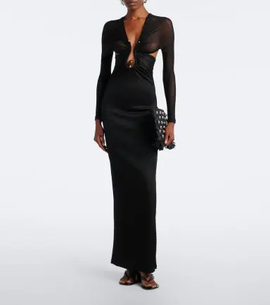 Christopher Esber Orbit cutout embellished maxi dress | Thumbnail 2 Christopher Esber Orbit cutout embellished maxi dress | Thumbnail 2