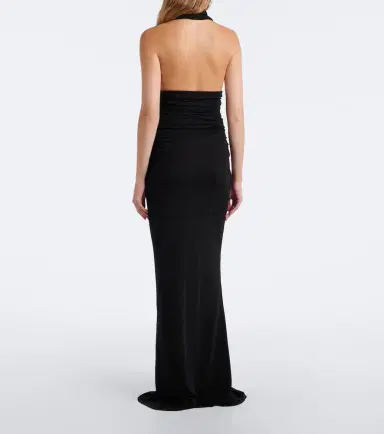 Christopher Esber Draped halterneck jersey gown | Thumbnail 3 Christopher Esber Draped halterneck jersey gown | Thumbnail 3