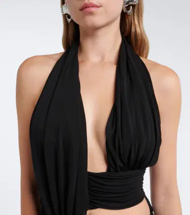 Christopher Esber Draped halterneck jersey gown | Thumbnail 5 Christopher Esber Draped halterneck jersey gown | Thumbnail 5
