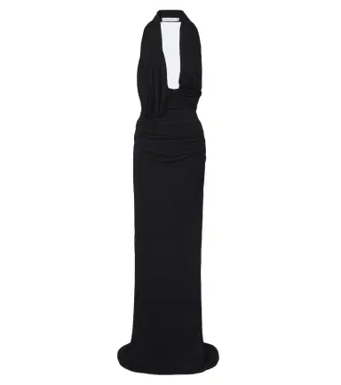 Christopher Esber Draped halterneck jersey gown | Thumbnail 1 Christopher Esber Draped halterneck jersey gown | Thumbnail 1