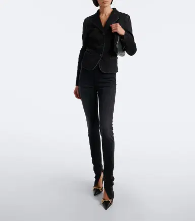 Gucci Single-breasted denim blazer | Thumbnail 2 Gucci Single-breasted denim blazer | Thumbnail 2