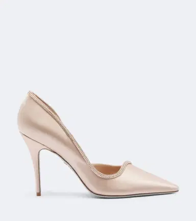 René Caovilla Onda embellished satin pumps | Thumbnail 4 René Caovilla Onda embellished satin pumps | Thumbnail 4