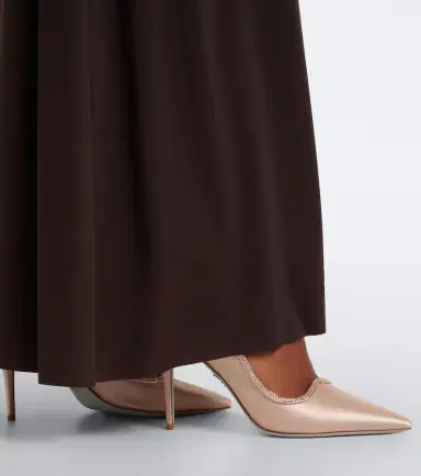 René Caovilla Onda embellished satin pumps | Thumbnail 6 René Caovilla Onda embellished satin pumps | Thumbnail 6