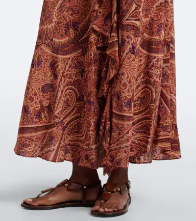 Ulla Johnson Ameline silk crêpe de chine midi dress | Thumbnail 4 Ulla Johnson Ameline silk crêpe de chine midi dress | Thumbnail 4