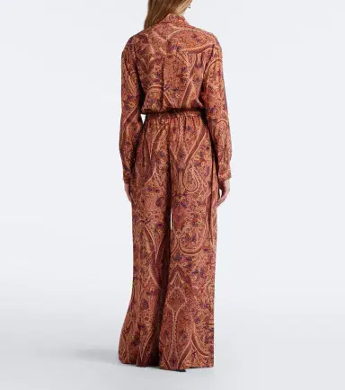 Ulla Johnson Sawyer silk crêpe de chine wide-leg pants | Thumbnail 2 Ulla Johnson Sawyer silk crêpe de chine wide-leg pants | Thumbnail 2