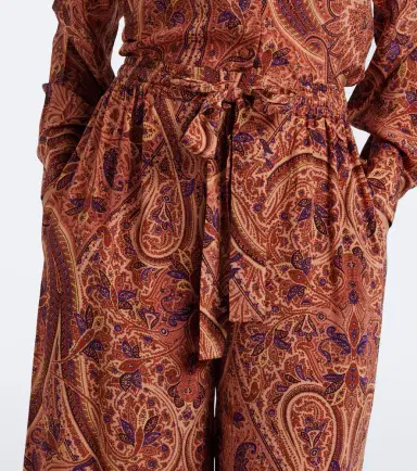 Ulla Johnson Sawyer silk crêpe de chine wide-leg pants | Thumbnail 5 Ulla Johnson Sawyer silk crêpe de chine wide-leg pants | Thumbnail 5