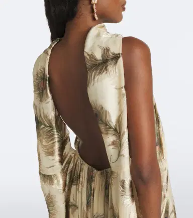 Zimmermann Ascent Burnout printed silk halterneck gown | Thumbnail 2 Zimmermann Ascent Burnout printed silk halterneck gown | Thumbnail 2