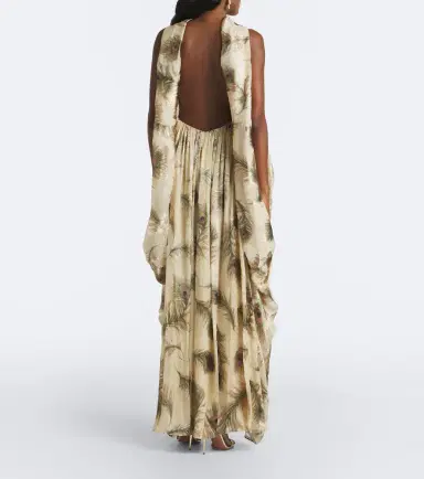 Zimmermann Ascent Burnout printed silk halterneck gown | Thumbnail 3 Zimmermann Ascent Burnout printed silk halterneck gown | Thumbnail 3