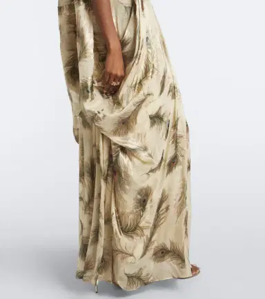 Zimmermann Ascent Burnout printed silk halterneck gown | Thumbnail 4 Zimmermann Ascent Burnout printed silk halterneck gown | Thumbnail 4