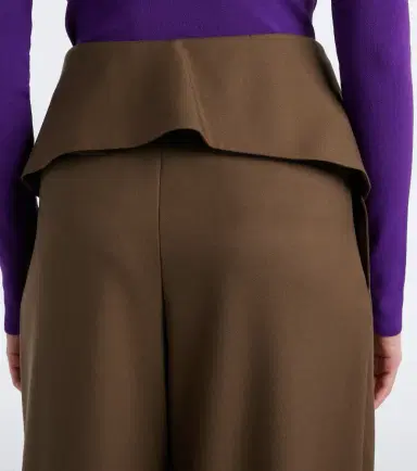 Loewe Draped wool wide-leg pants | Thumbnail 4 Loewe Draped wool wide-leg pants | Thumbnail 4