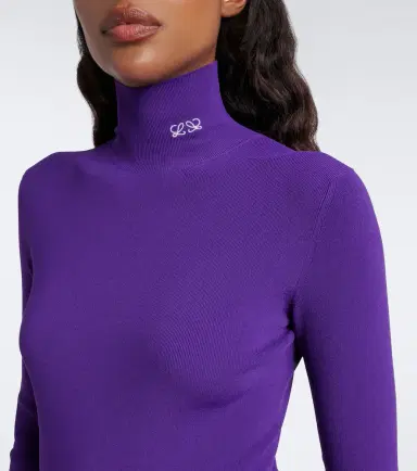 Loewe Double L jersey turtleneck top | Thumbnail 2 Loewe Double L jersey turtleneck top | Thumbnail 2