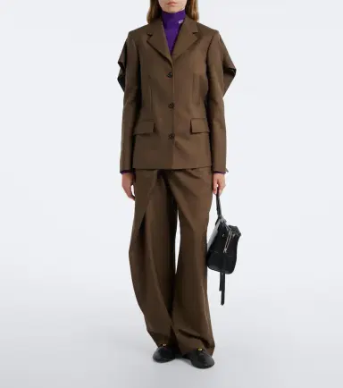 Loewe Caped wool blazer | Thumbnail 5 Loewe Caped wool blazer | Thumbnail 5