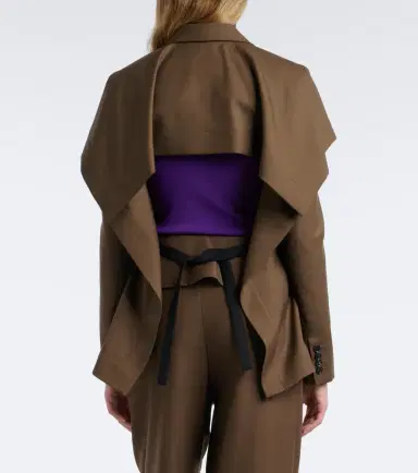 Loewe Caped wool blazer | Thumbnail 6 Loewe Caped wool blazer | Thumbnail 6