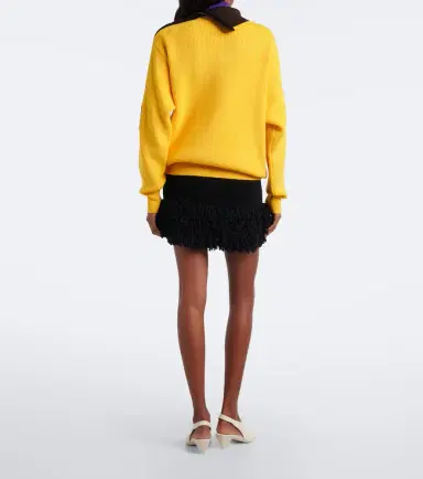 Loewe Fringed wool-blend miniskirt | Thumbnail 5 Loewe Fringed wool-blend miniskirt | Thumbnail 5