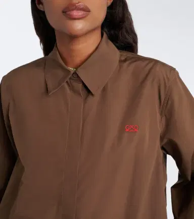 Loewe Double L cotton poplin shirt | Thumbnail 4 Loewe Double L cotton poplin shirt | Thumbnail 4
